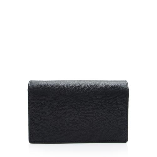 Gucci Dollar Calfskin GG Mini Chain Wallet