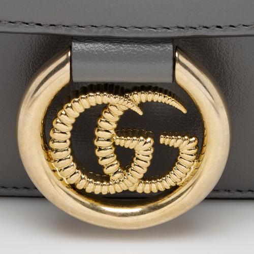 Gucci Leather GG Ring Small Shoulder Bag