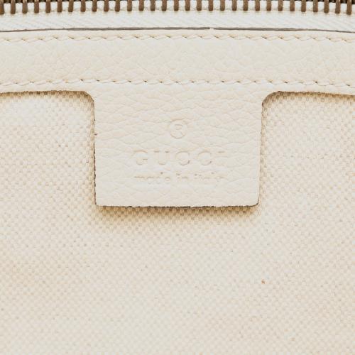 Gucci Leather Gucci Logo Half Moon