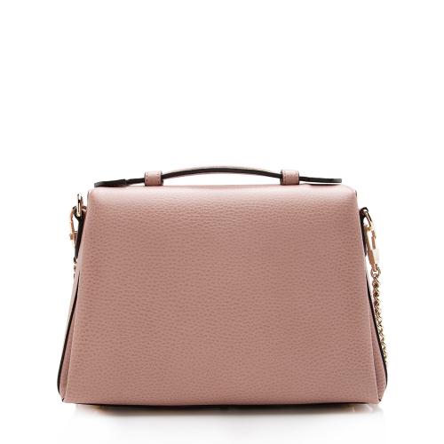 Gucci Calfskin Interlocking G Top Handle Small Shoulder Bag