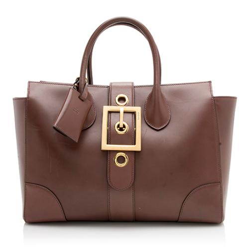 Gucci Leather Lady Buckle Satchel - FINAL SALE