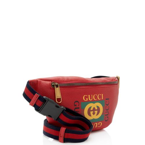 Gucci Leather Logo Belt Bag