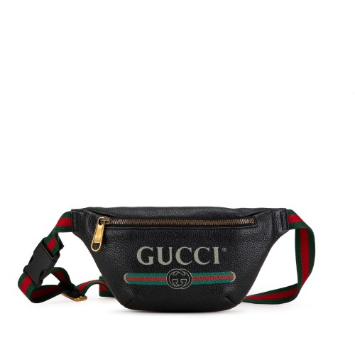 Gucci Leather Logo Belt Bag