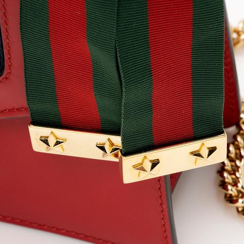 Gucci Leather Sylvie Mini Chain Bag