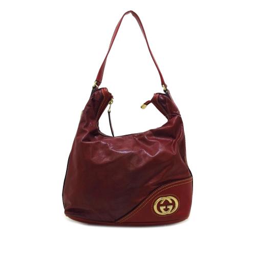 Gucci Leather New Britt Shoulder Bag