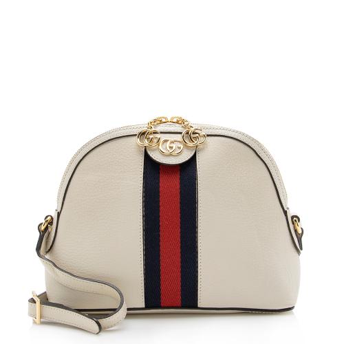 Gucci Leather Ophidia Dome Small Shoulder Bag