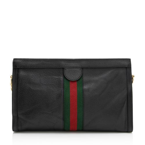 Gucci Leather Ophidia Medium Shoulder Bag