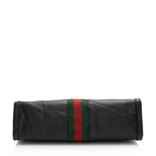 Gucci Leather Ophidia Medium Shoulder Bag