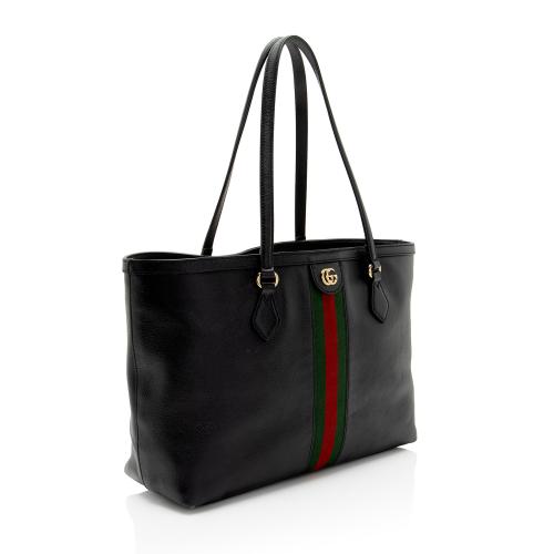 Gucci Leather Ophidia Medium Tote