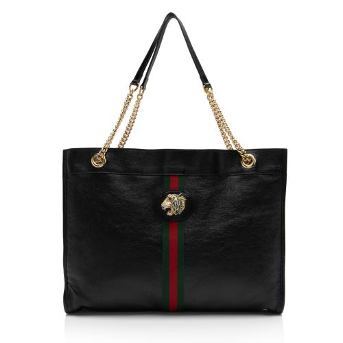 Gucci Leather Rajah Large Tote