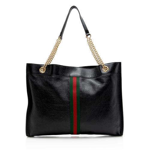 Gucci Leather Rajah Large Tote