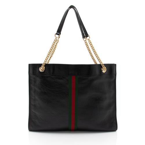 Gucci Leather Rajah Large Tote