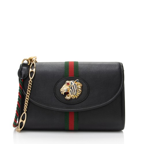 Gucci Leather Rajah Small Shoulder Bag