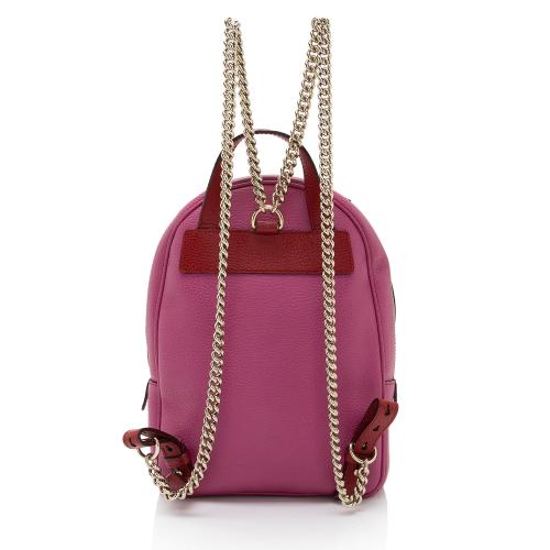 Gucci Leather Soho Chain Backpack