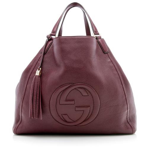 Gucci Leather Soho Large Tote