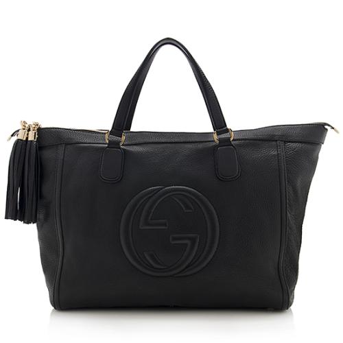 Gucci Leather Soho Large Tote