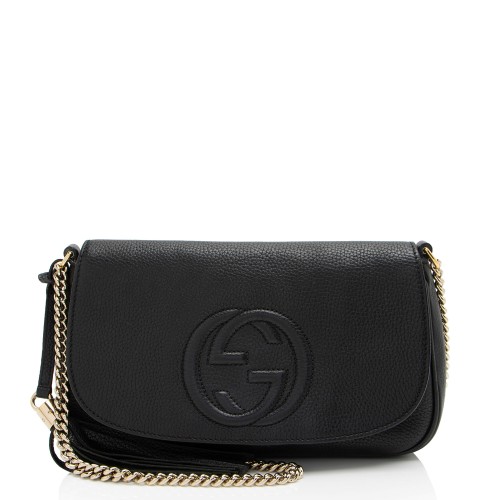 Gucci Leather Soho Medium Flap Bag