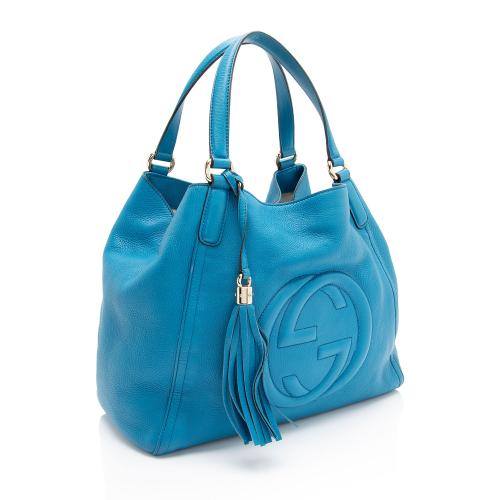 Gucci Leather Soho Medium Tote