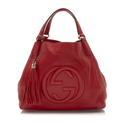 Gucci Leather Soho Medium Tote