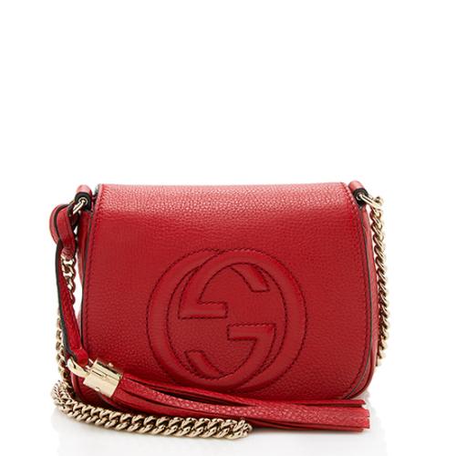 Gucci Leather Soho Small Chain Bag