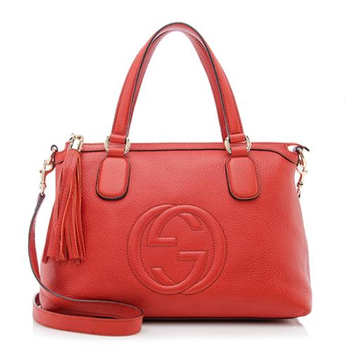 Gucci Leather Soho Top Handle Bag