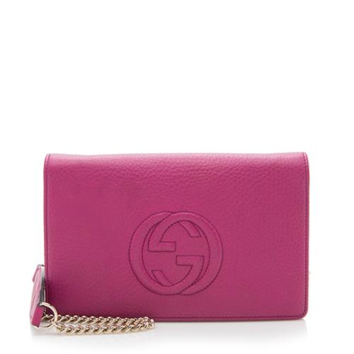 Gucci Leather Soho Wallet on Chain Bag