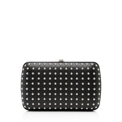 Gucci Leather Studded Broadway Clutch