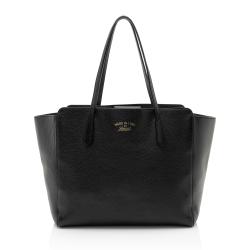 Gucci Leather Swing Medium Tote