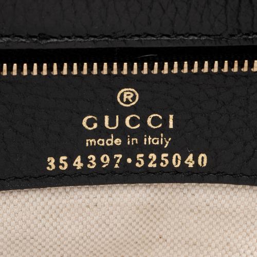 Gucci Leather Swing Medium Tote