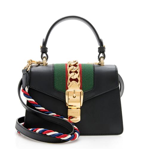 Gucci Leather Sylvie Mini Satchel