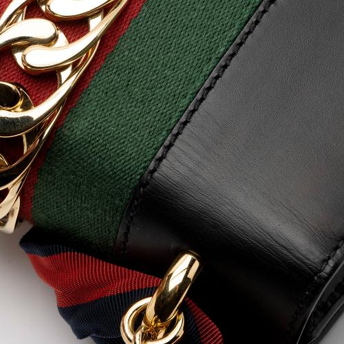 Gucci Leather Sylvie Mini Chain Bag