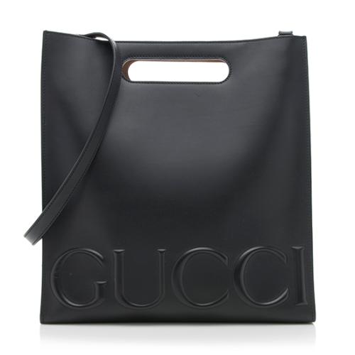 Gucci Embossed Leather XL Tote