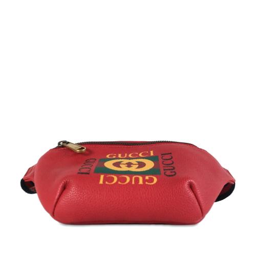 Gucci Logo Leather Belt Bag