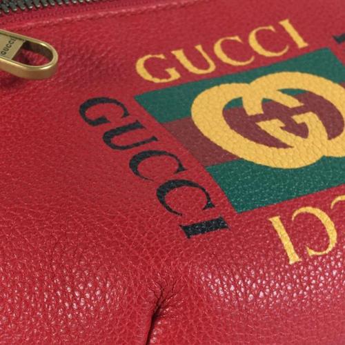 Gucci Logo Leather Belt Bag