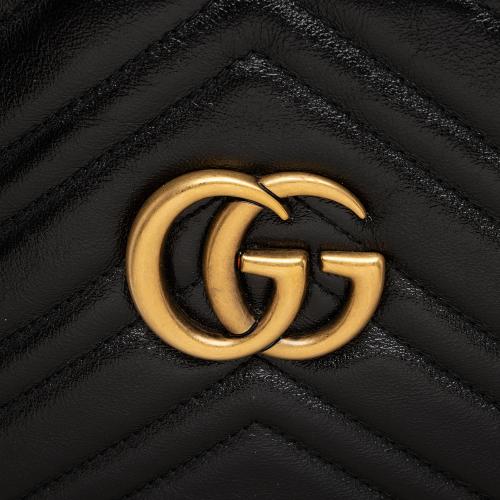 Gucci Matelasse Calfskin GG Marmont Medium Chain Tote