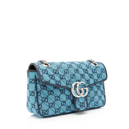 Gucci Matelasse GG Canvas Marmont Small Flap Bag