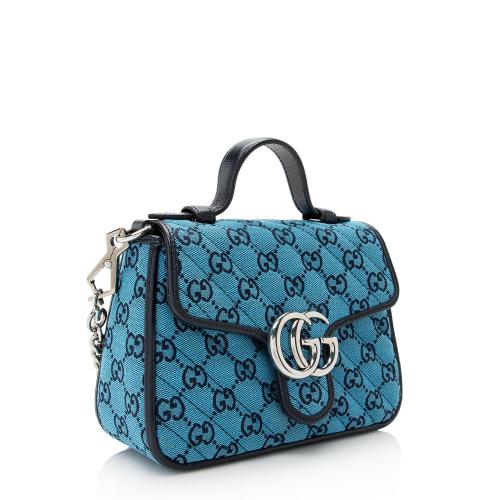 Gucci GG Canvas GG Marmont Mini Top Handle