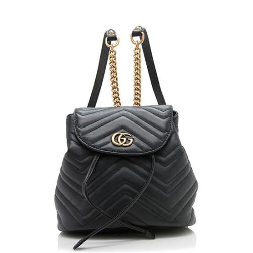 Gucci Matelasse Leather GG Marmont Mini Backpack