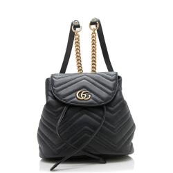 Gucci Matelasse Leather GG Marmont Mini Backpack