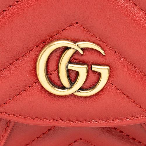 Gucci Matelasse Leather GG Marmont Mini Backpack