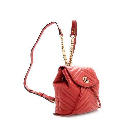 Gucci Matelasse Leather GG Marmont Mini Backpack