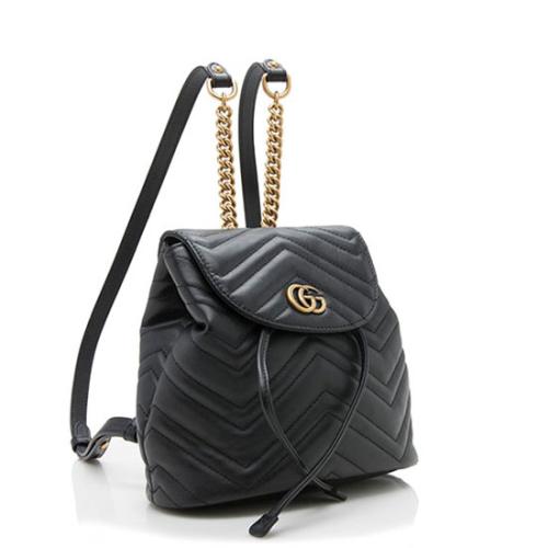 Gucci Matelasse Leather GG Marmont Mini Backpack