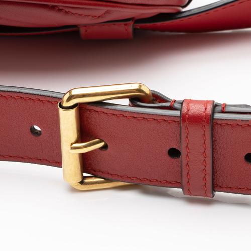 Gucci Matelasse Leather GG Marmont Belt Bag - Size 34 / 85