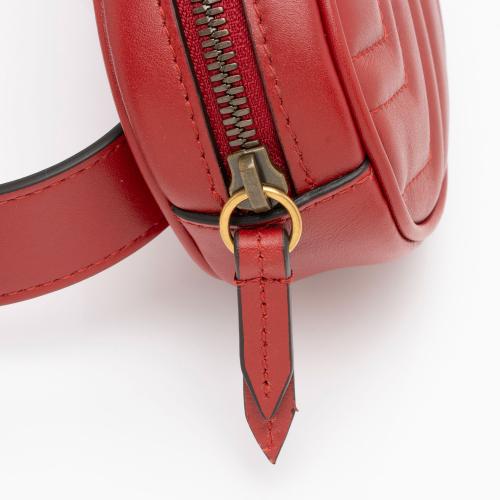 Gucci Matelasse Leather GG Marmont Belt Bag - Size 34 / 85