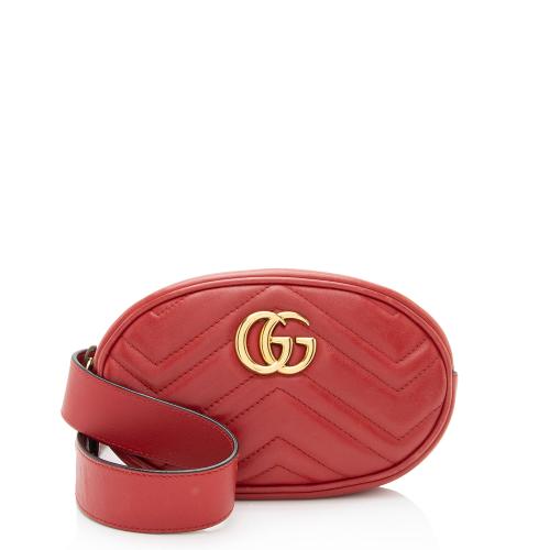 Gucci Matelasse Leather GG Marmont Belt Bag Size 38 95 Gucci Handbags Bag Borrow or Steal