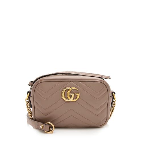 Gucci Matelasse Leather GG Marmont Mini Bag