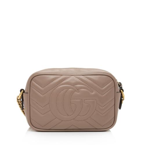 Gucci Matelasse Leather GG Marmont Mini Bag