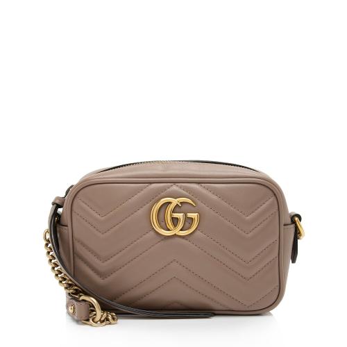 Gucci Matelasse Leather GG Marmont Mini Bag