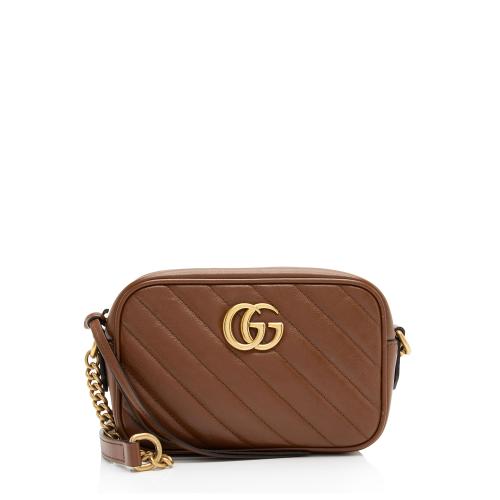 Gucci Matelasse Leather GG Marmont Mini Bag