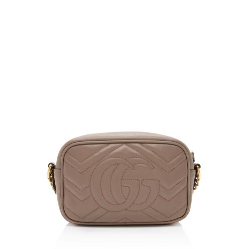 Gucci Matelasse Leather GG Marmont Mini Bag